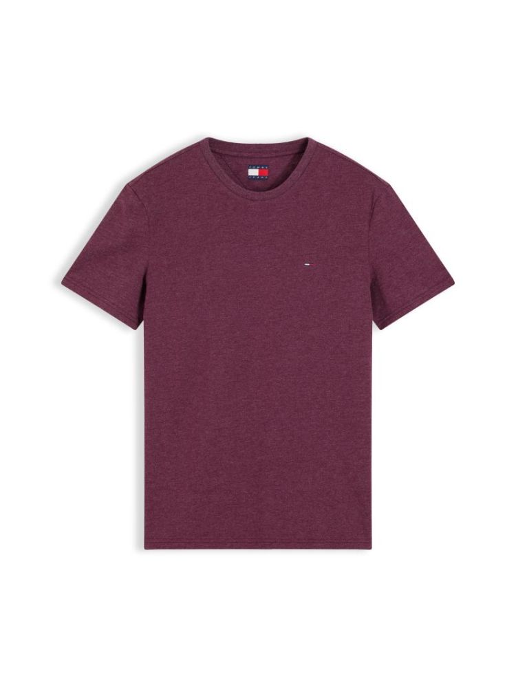 H TJM XSLIM JASPE HTR T-SHIRT V11 CALYPSO BER