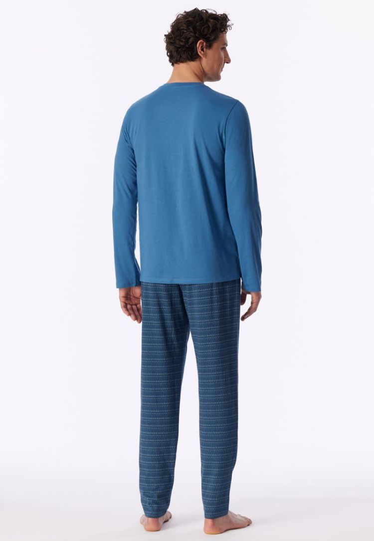 H PYJAMA LONG 833 AQUA