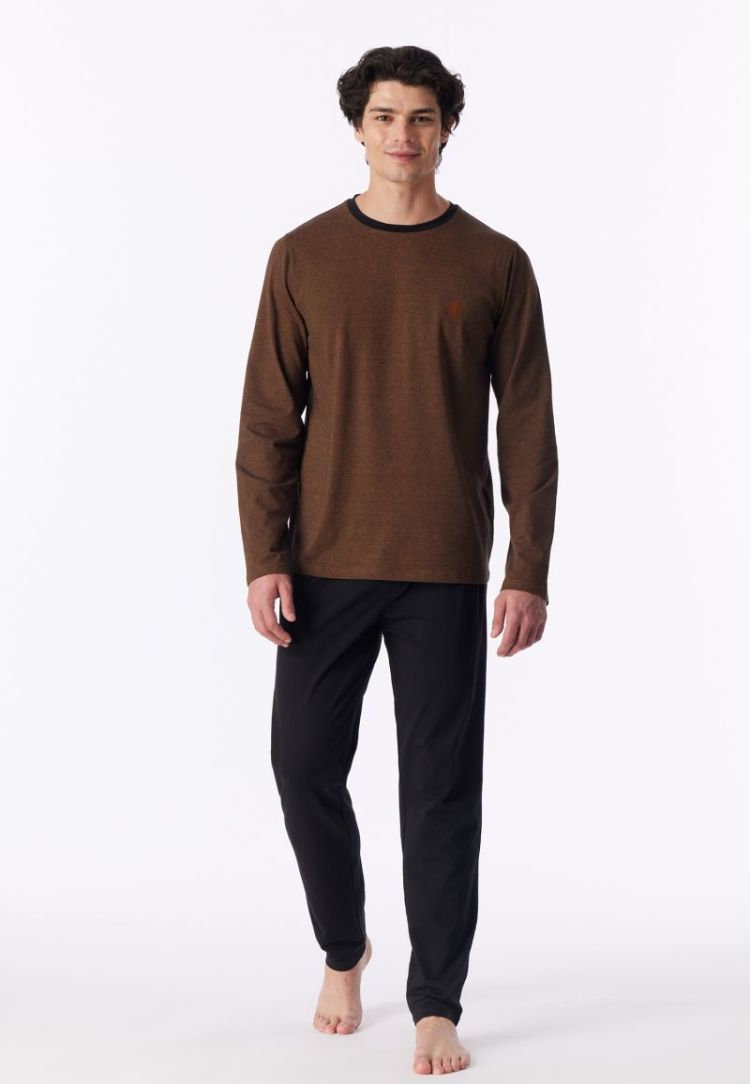 H PYJAMA LONG 327 TOFFEE