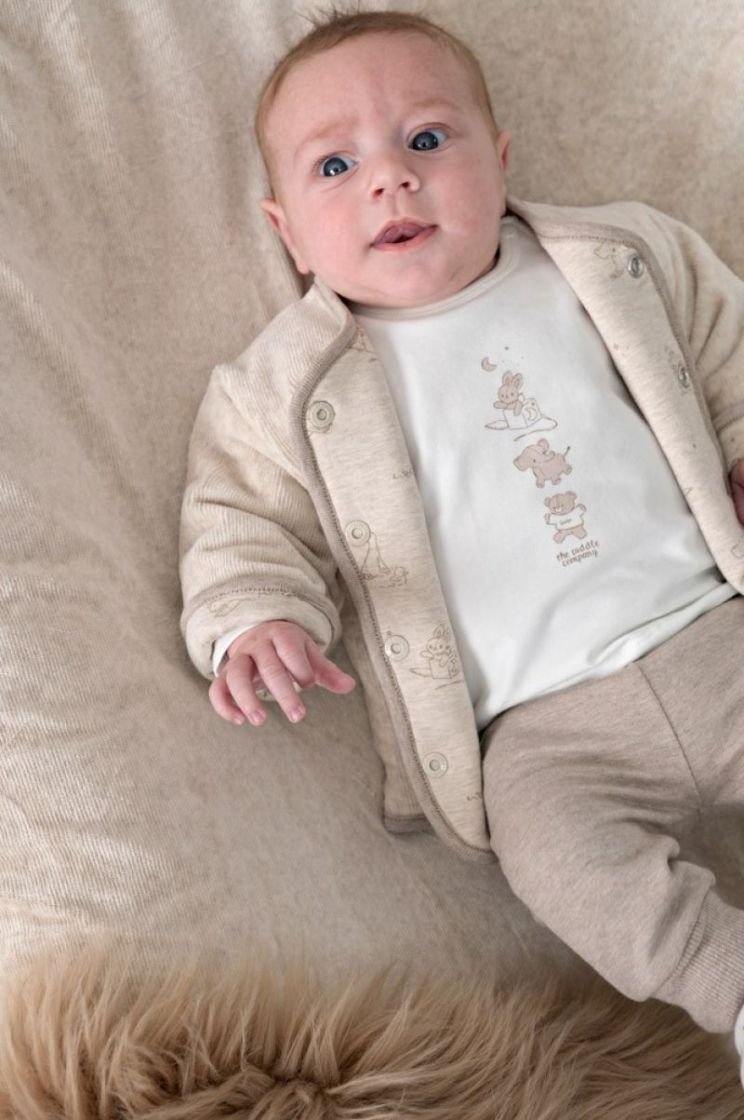 B OMKEERBAAR JASJE THE CUDDLE  730 TAUPE MELAN