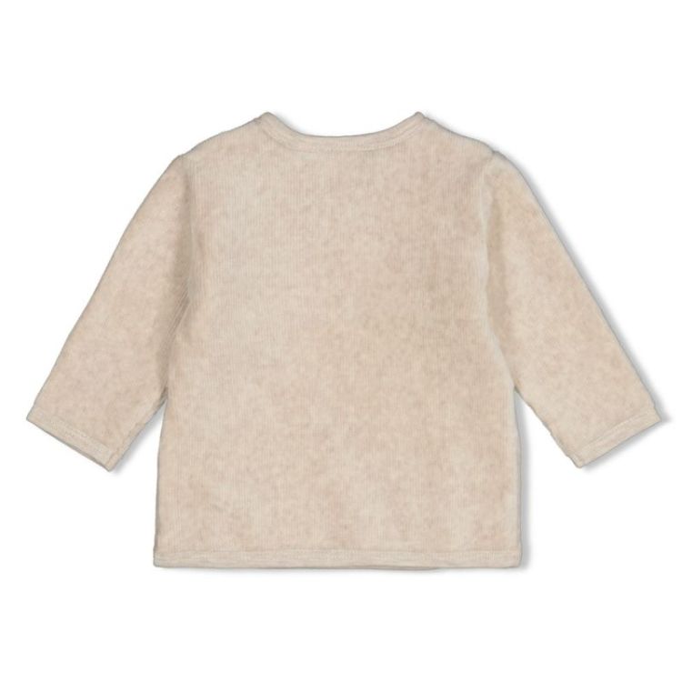 B OVERSLAGSHIRT VEL RIB THE CU 730 TAUPE MELAN