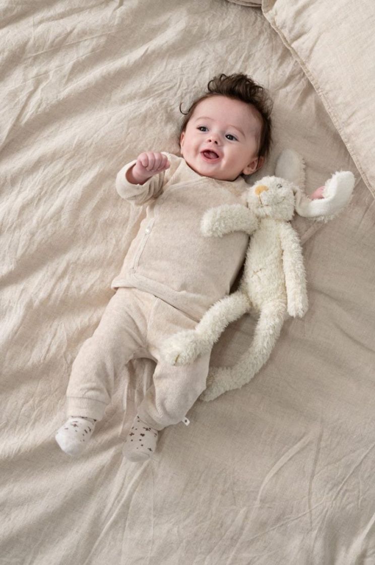 B BROEK VELOURS RIB THE CUDDLE 730 TAUPE MELAN