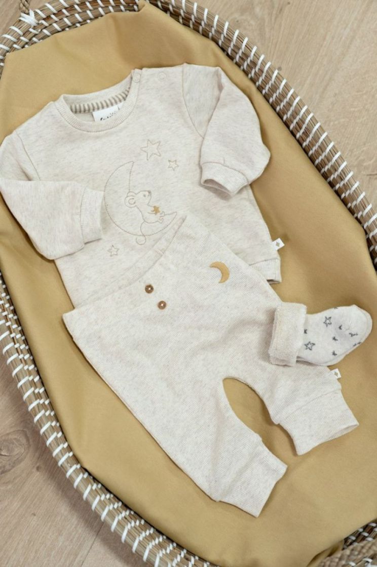 B BROEK RIB OVER THE MOON FOR  610 OFFWHITE ME