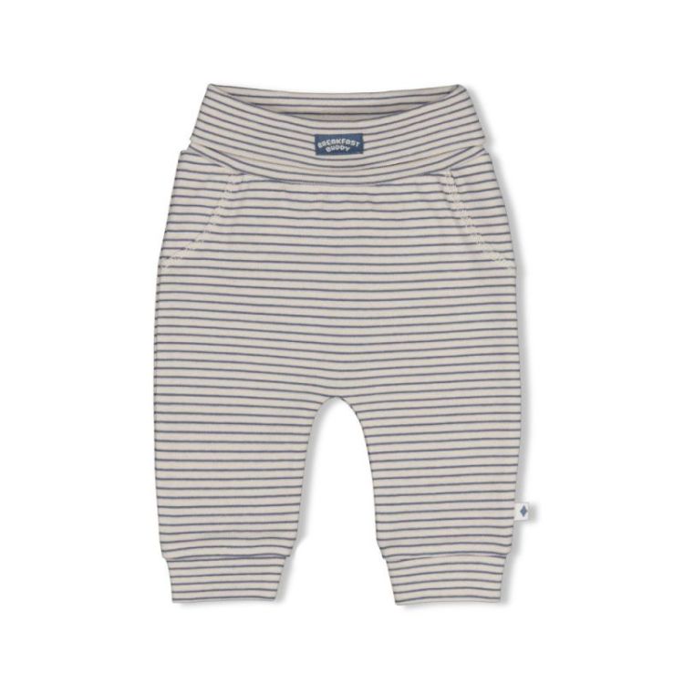 BJ BROEK RIB STR BREAKFAST BUD 015 BLAUW