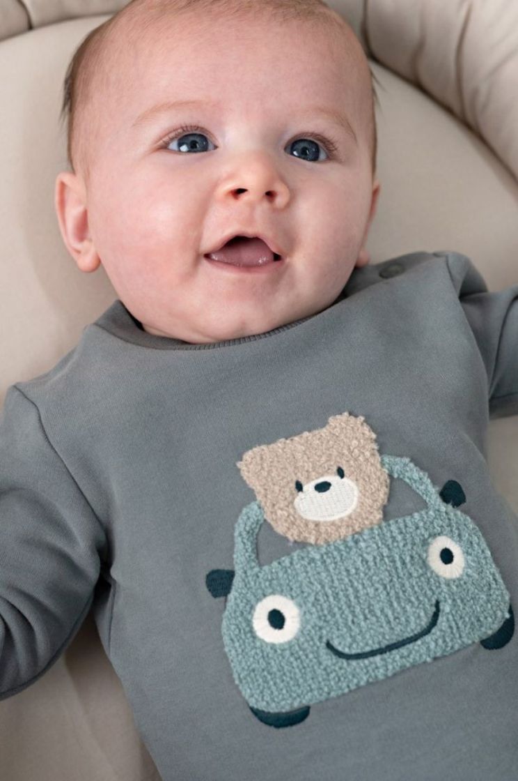BJ SWEATER BEEP BEEP 327 ZEEGROEN