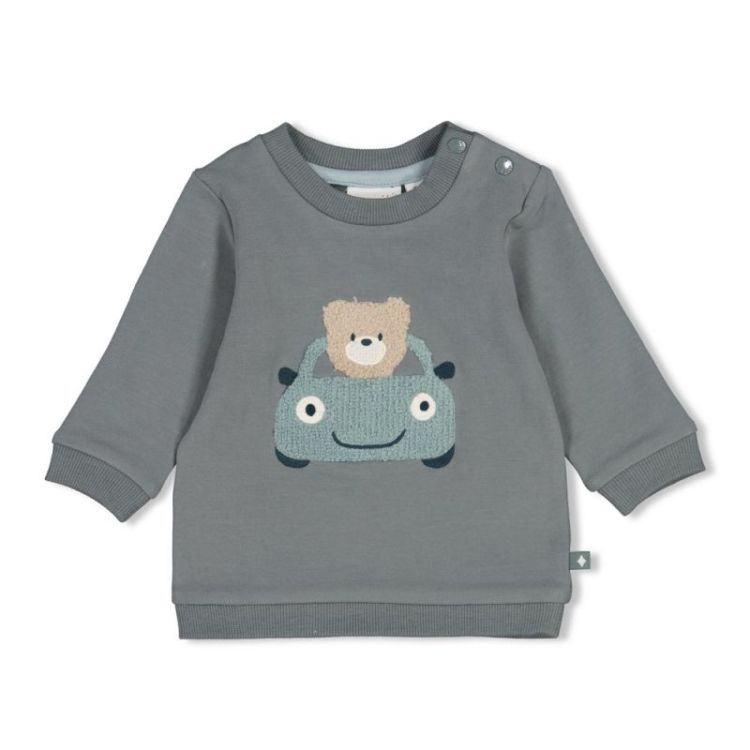 BJ SWEATER BEEP BEEP 327 ZEEGROEN