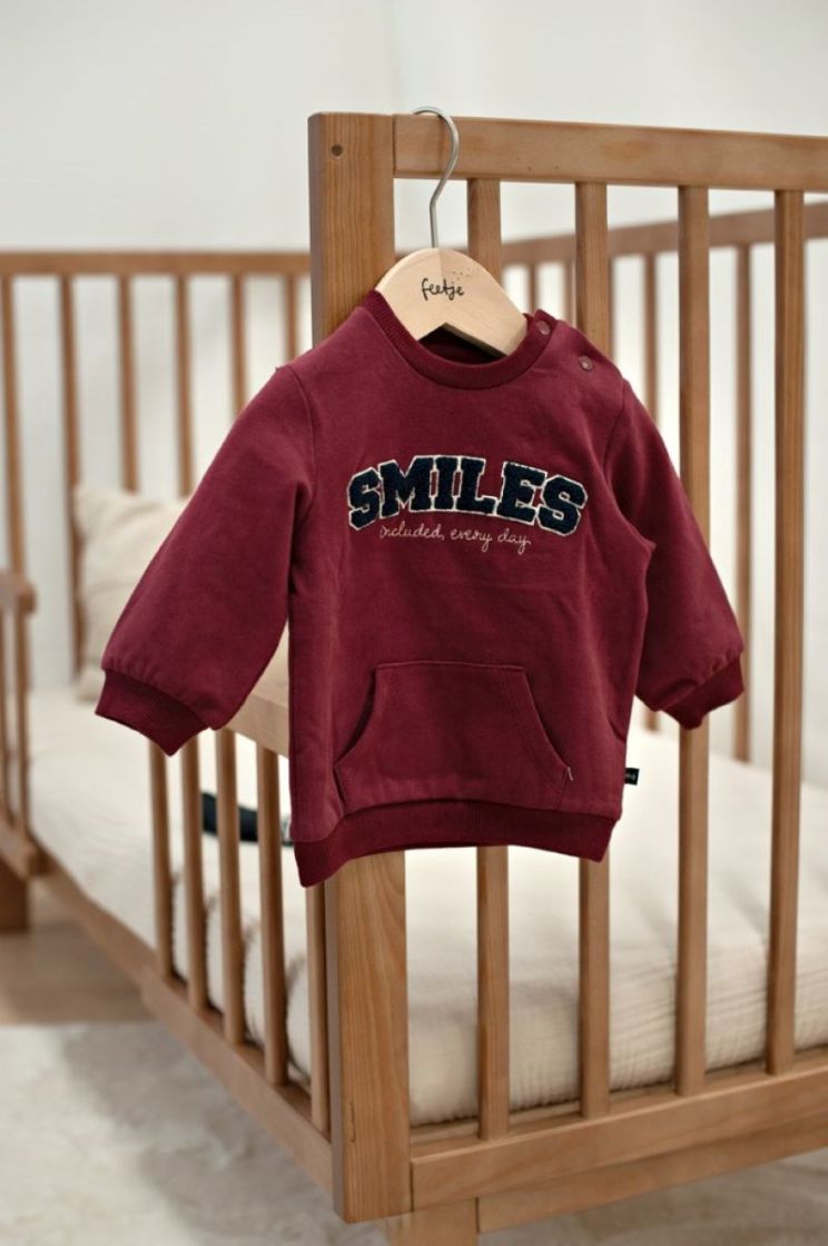 BJ SWEATER BUILT FOR FUN 130 BORDEAUX
