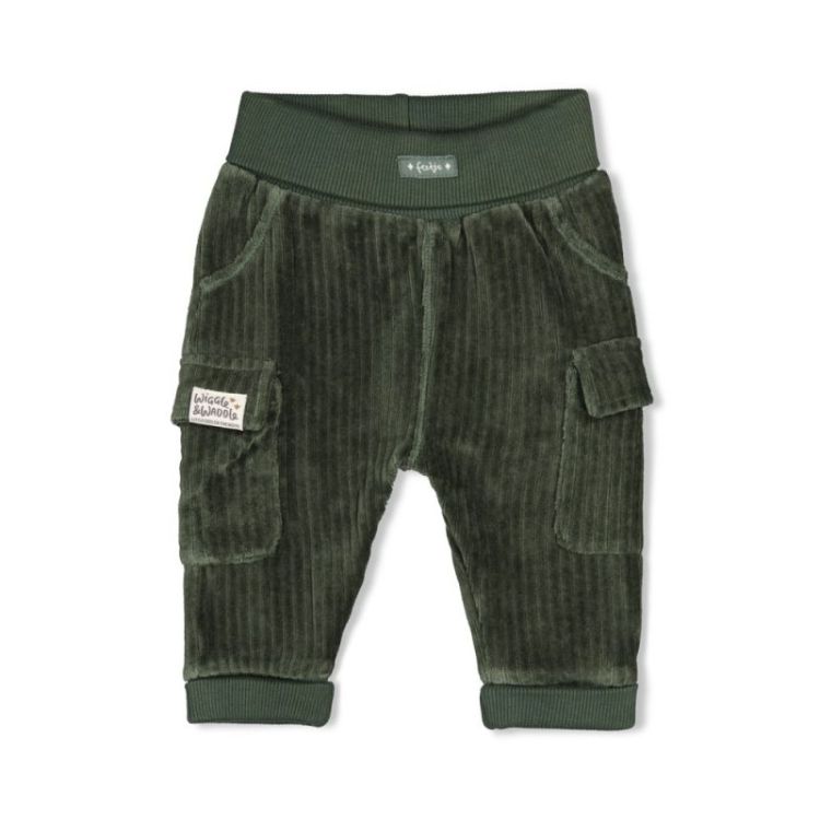 BJ BROEK VEL RIB WIGGLE AND WA 300 GROEN