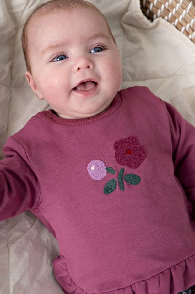 BM SWEATER RUCH REL RIB AFTERN 115 BERRY