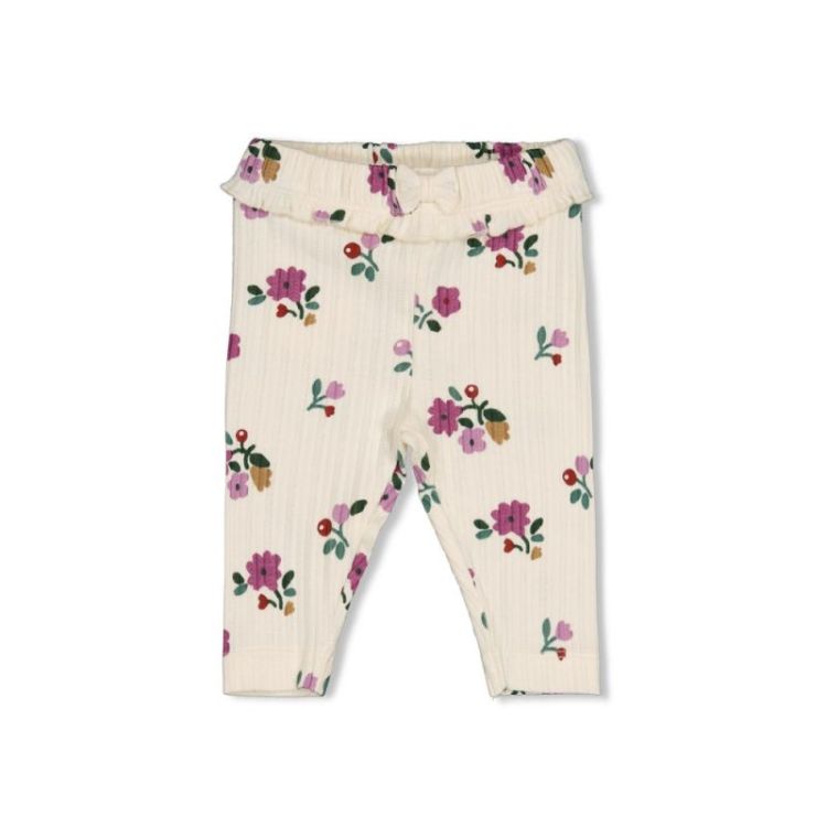 BM LEGGING RIB AOP AFTERNOON 630 CREME