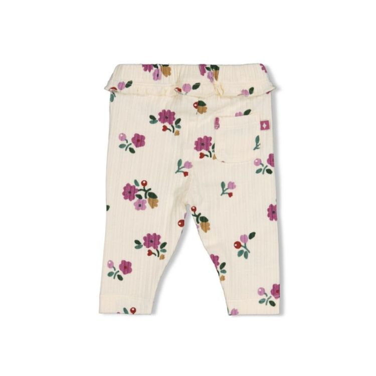 BM LEGGING RIB AOP AFTERNOON 630 CREME