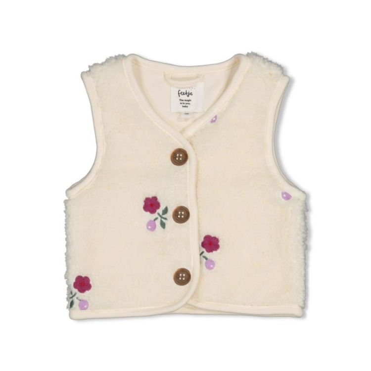 BM TEDDY GILET BORD AFTERNOON  630 CREME