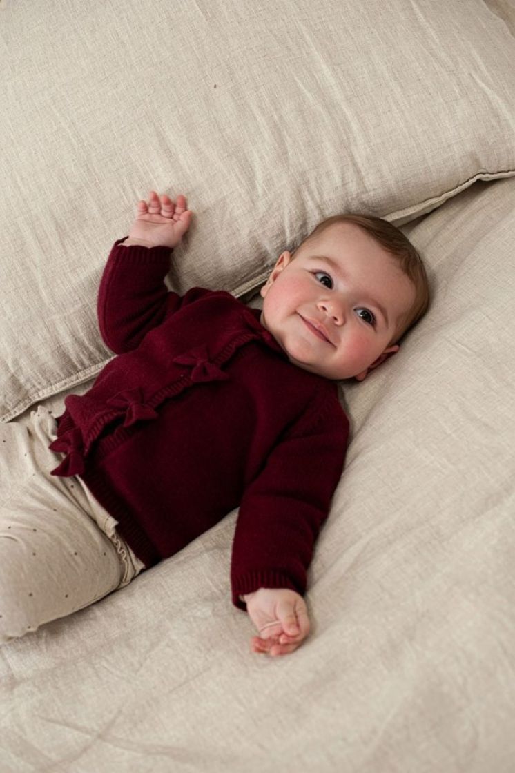 BM VESTJE GEBR MY LITTLE LOVE 130 BORDEAUX