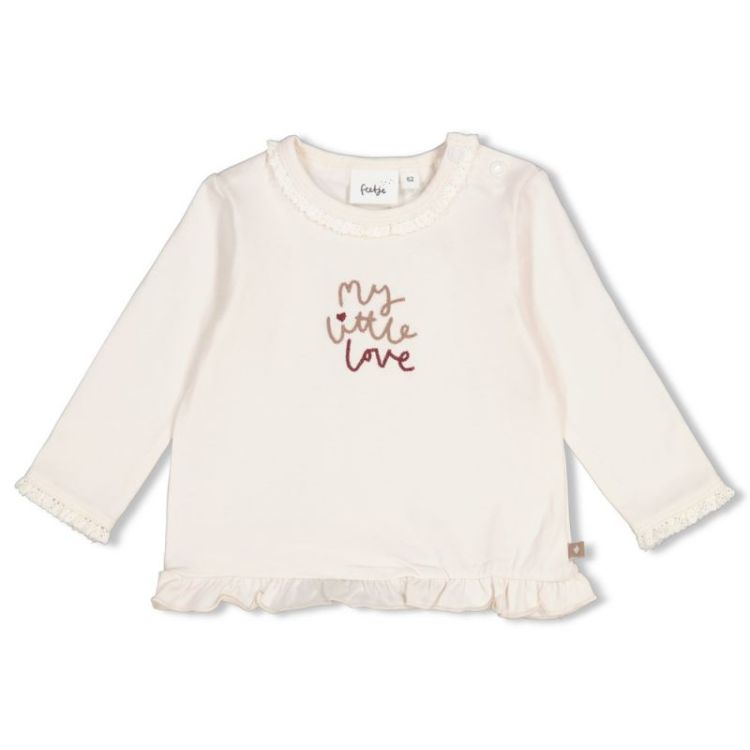BM LONGSL T-SH RUCHES MY LITTL 600 OFFWHITE