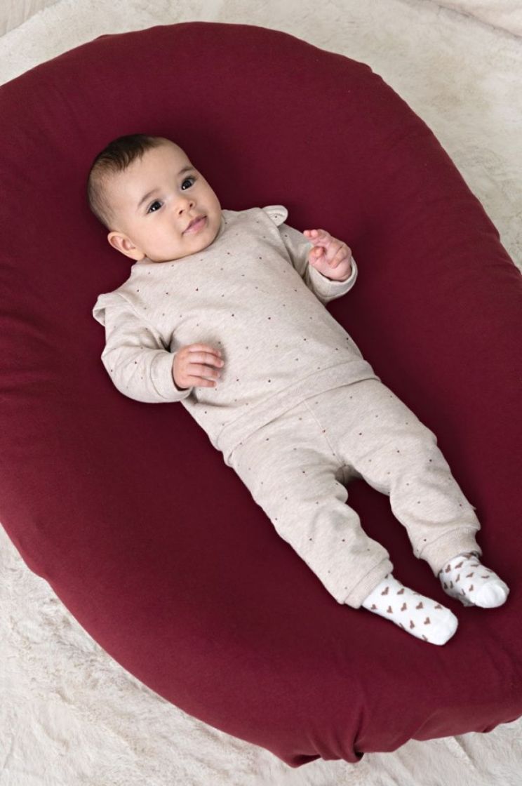 BM BROEK AOP MY LITTLE LOVE 730 TAUPE MELAN