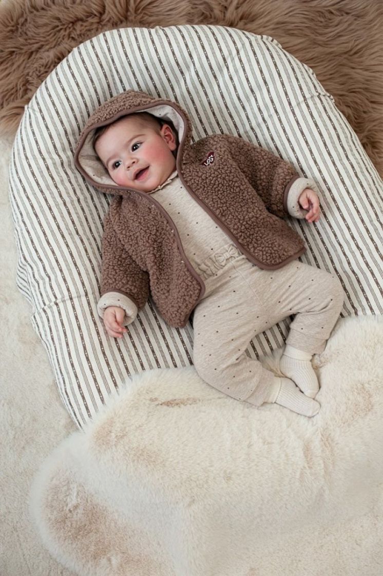 BM BROEK AOP MY LITTLE LOVE 730 TAUPE MELAN