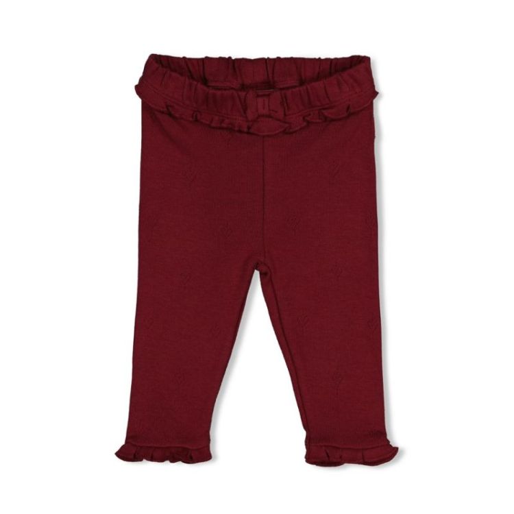 BM LEGGING POINT RIB MY LITTLE 130 BORDEAUX