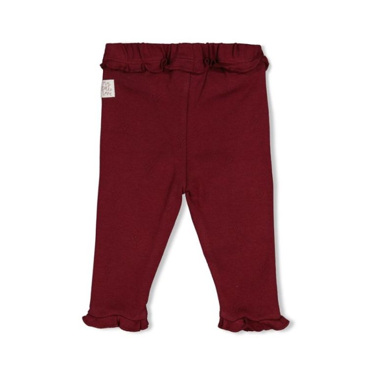 BM LEGGING POINT RIB MY LITTLE 130 BORDEAUX