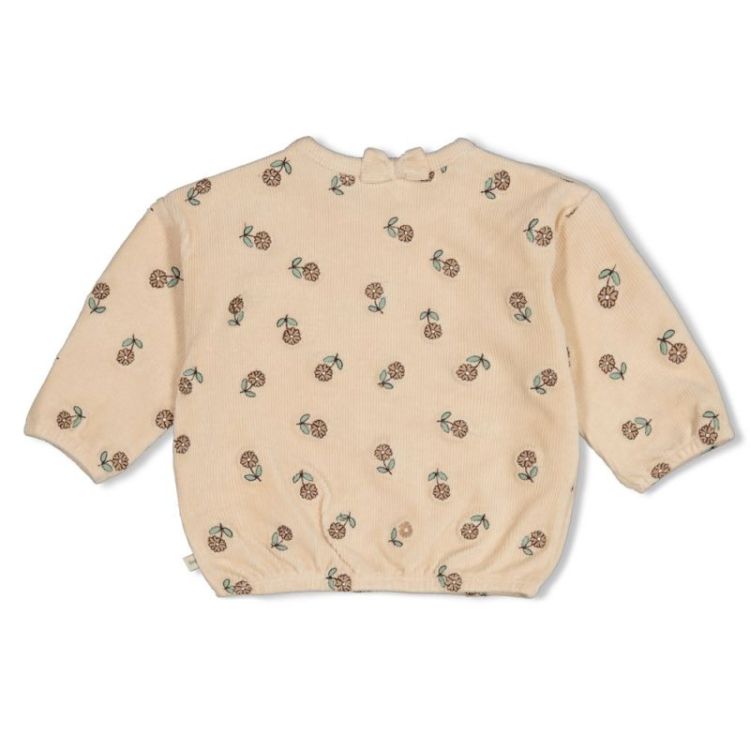 BM SWEATER VEL RIB BORD LUCKY 600 OFFWHITE