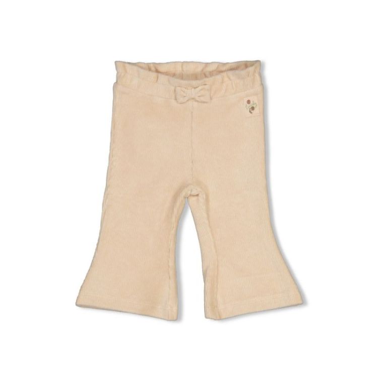 BM FLARE BROEK VEL RIB LUCKY 600 OFFWHITE
