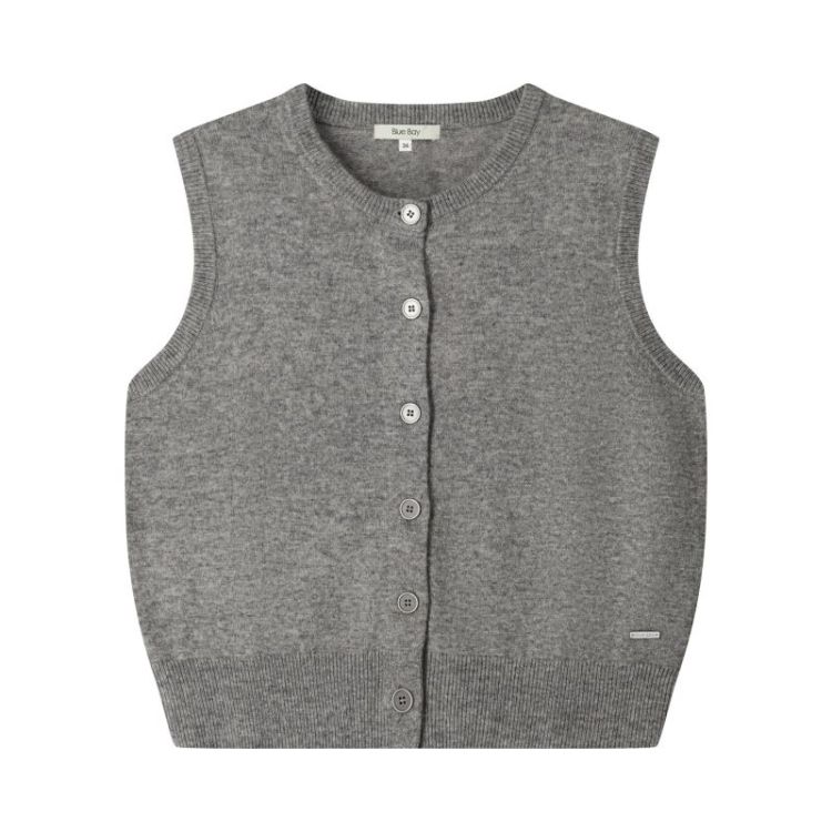 D CARDIGAN KAROL 100 GREY