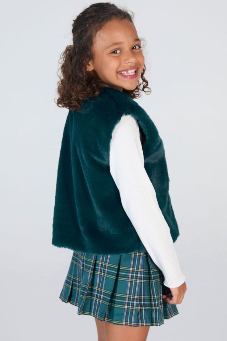 M BODYWARMER FELICIA 084 DARK GREEN