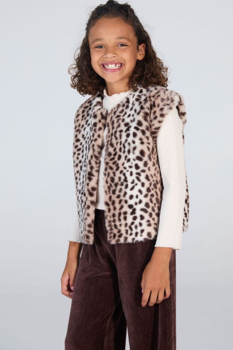 M BODYWARMER FINNA 133 LEOPARD