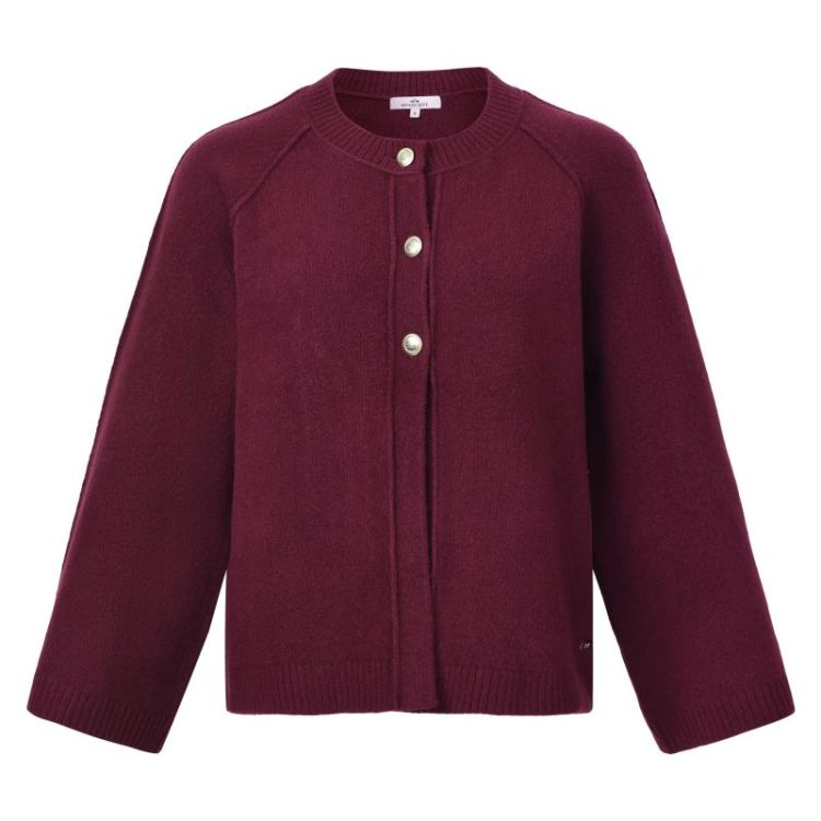D CARDIGAN HVS NOOR 3114 BURGUNDY