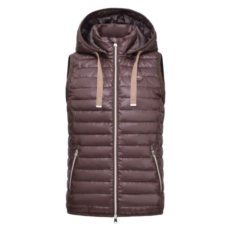 D BODYWARMER HVS IVANKA 8001 CHOCOLATE