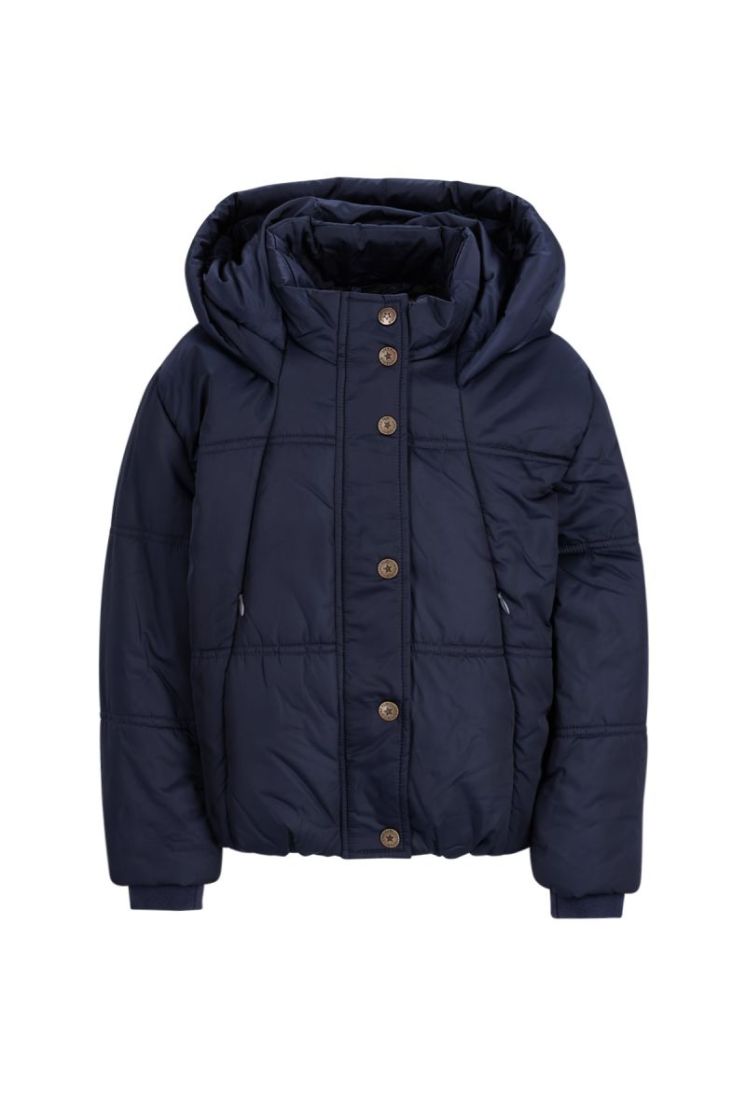 M AUKJE SH PUFFER HOODED JAS 190 NAVY