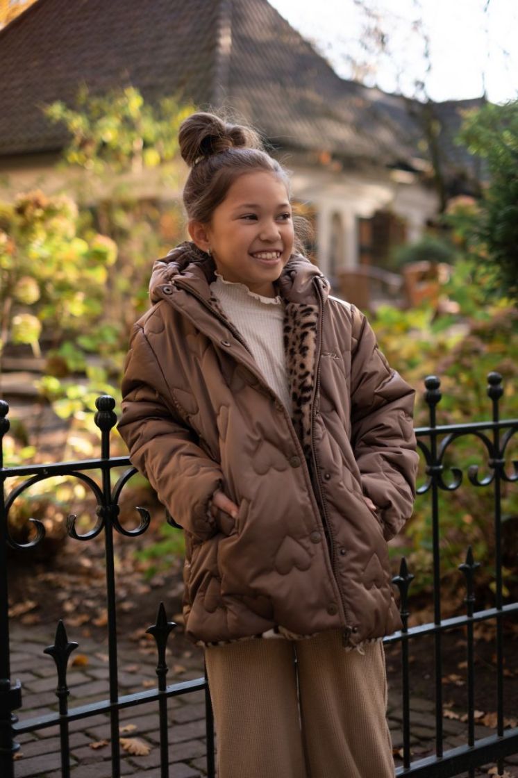 M ANNA REVERS MIDI HOOD JAS 470 CHOCO