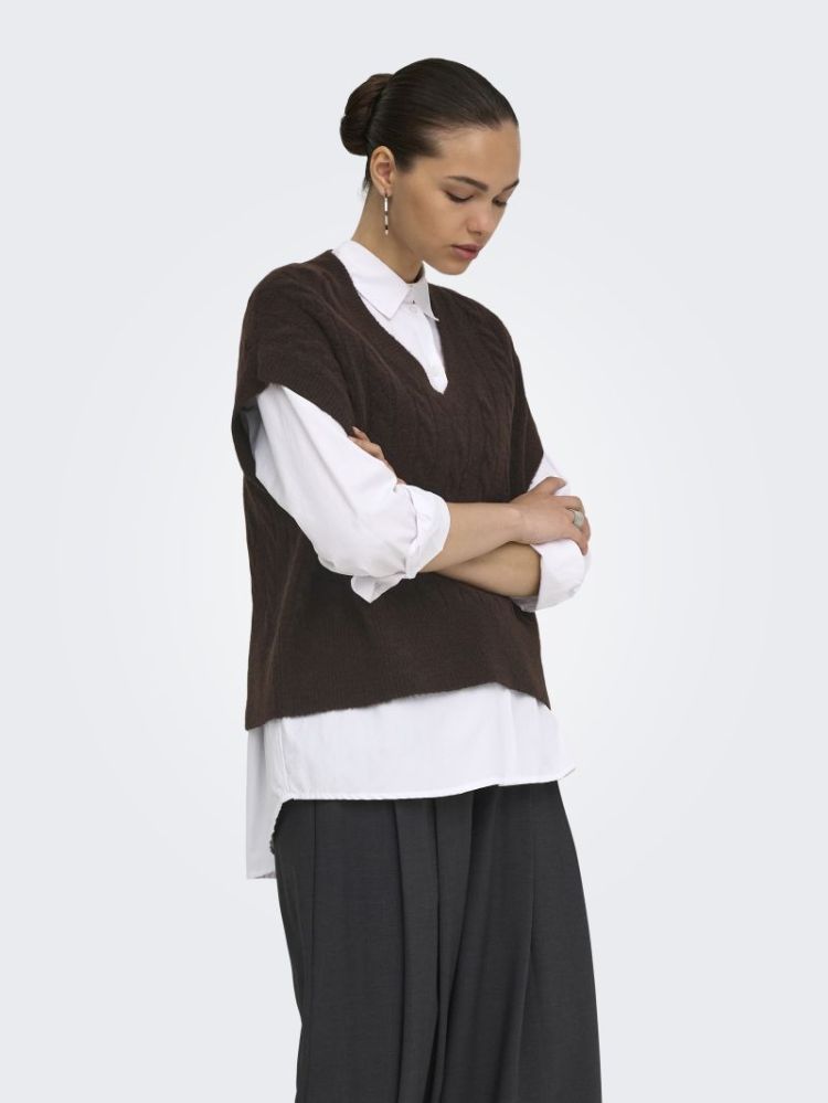 121010 Pullover 237375001 Coffe