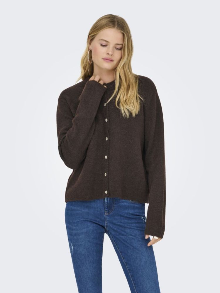 121025 Knit Cardigan 237375001 Coffe