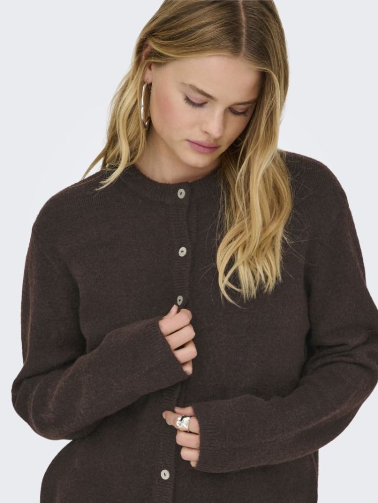 121025 Knit Cardigan 237375001 Coffe
