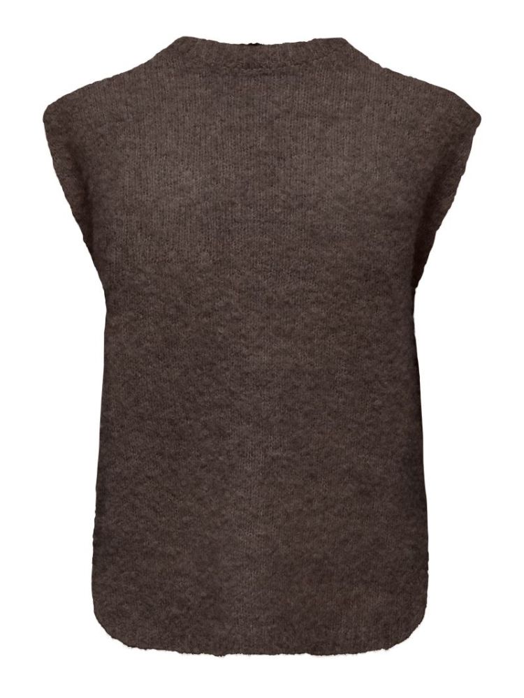 121030 Knit Waistcoat 264056004 Brack