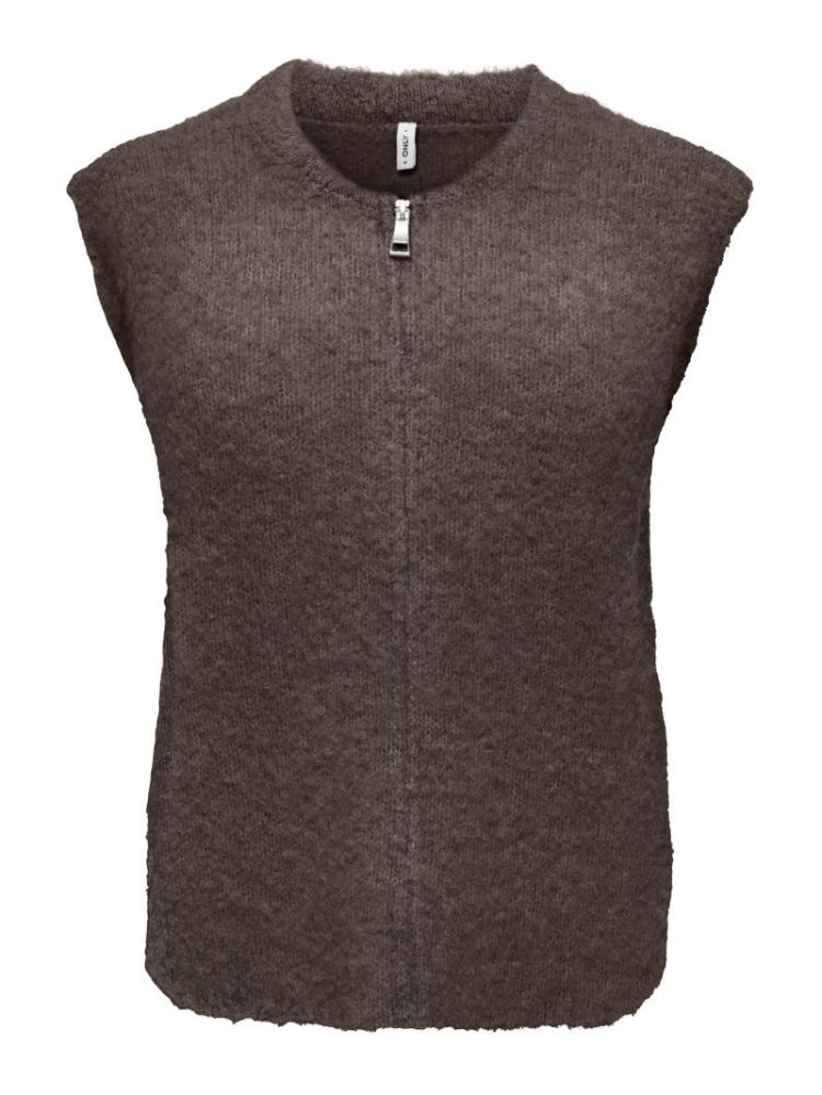 121030 Knit Waistcoat 264056004 Brack