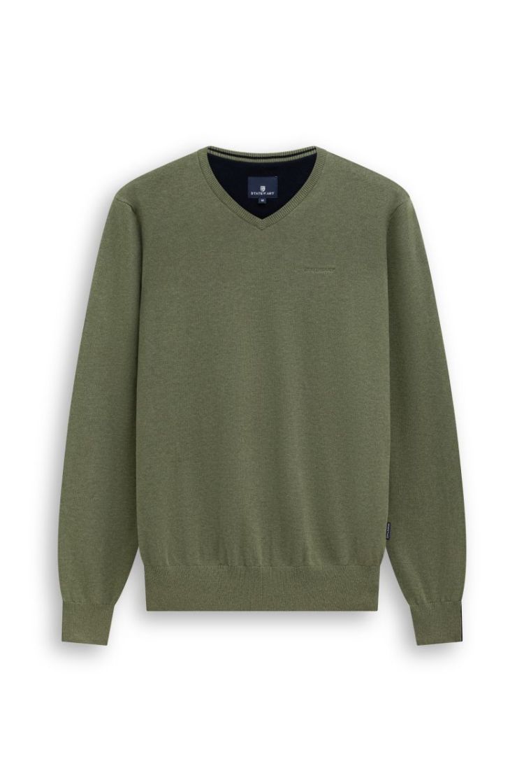 113001 113001 [Pullovers] 3700 mosgroen u