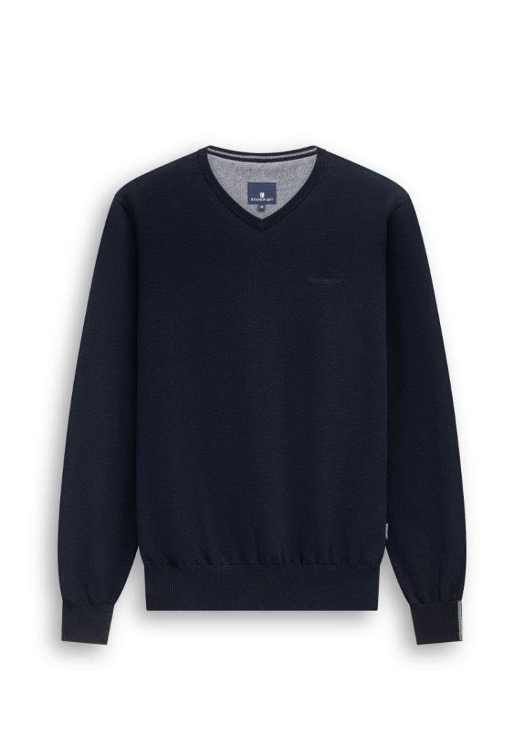 113001 113001 [Pullovers] 5900 donkerblau