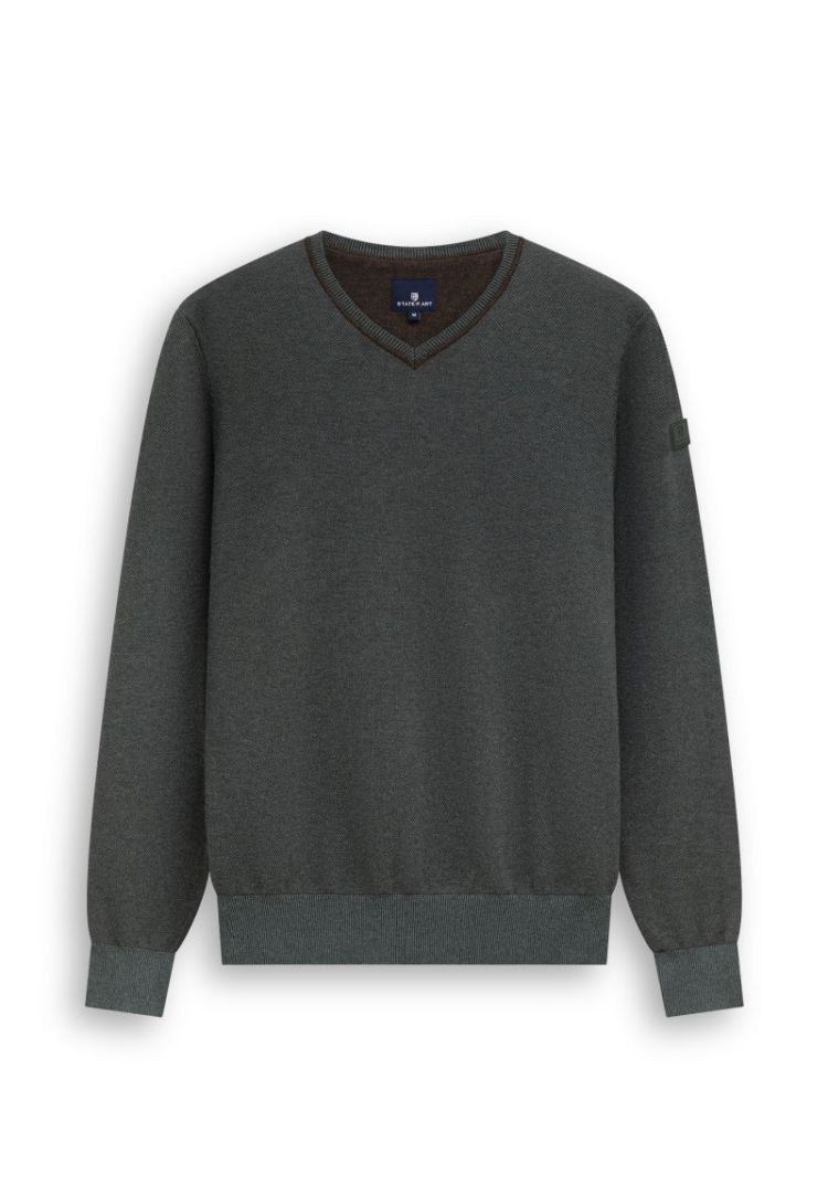 113001 113001 [Pullovers] 3689 bladgroen 