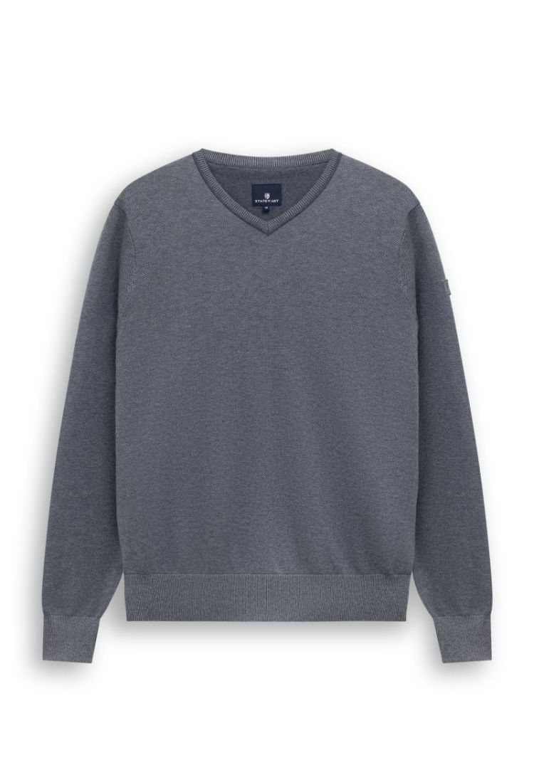 113001 113001 [Pullovers] 9597 middengrij