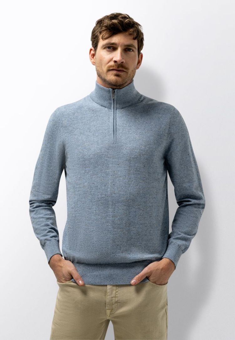 113002 113002 [Pullovers] 5600 grijsblauw