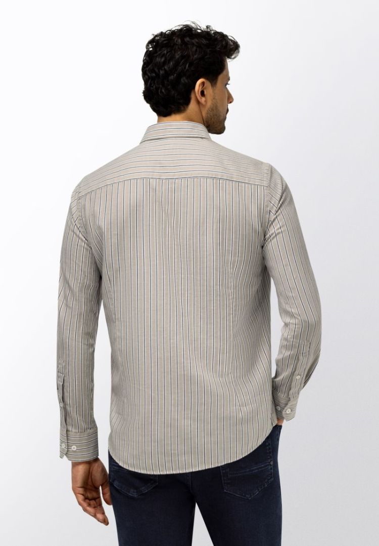 113310 113310 [Shirts LM] 8759 taupe donk