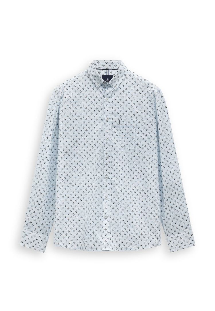 113310 113310 [Shirts LM] 5611 grijsblauw