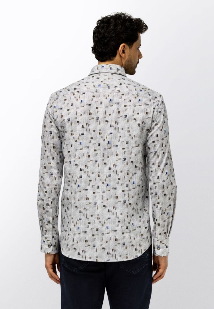 113310 113310 [Shirts LM] 5929 donkerblau