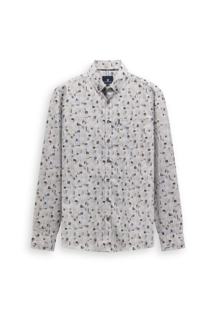 113310 113310 [Shirts LM] 5929 donkerblau