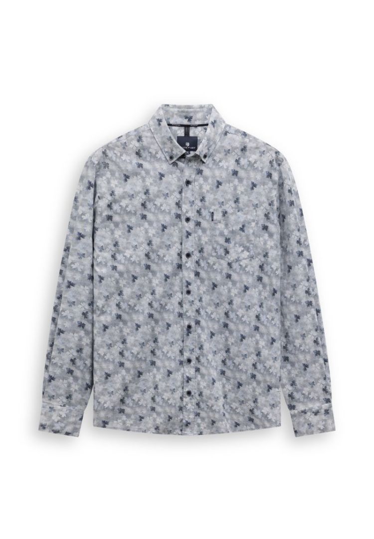 113310 113310 [Shirts LM] 5659 grijsblauw
