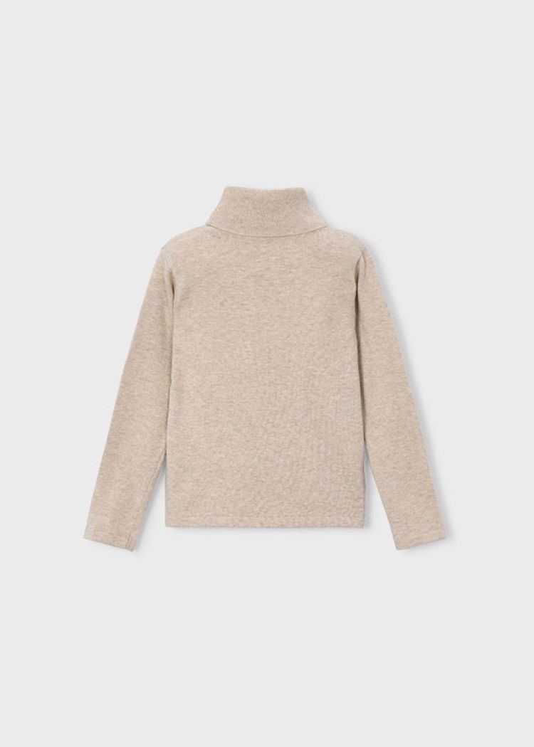 Knit turtleneck 48 quinoa vig