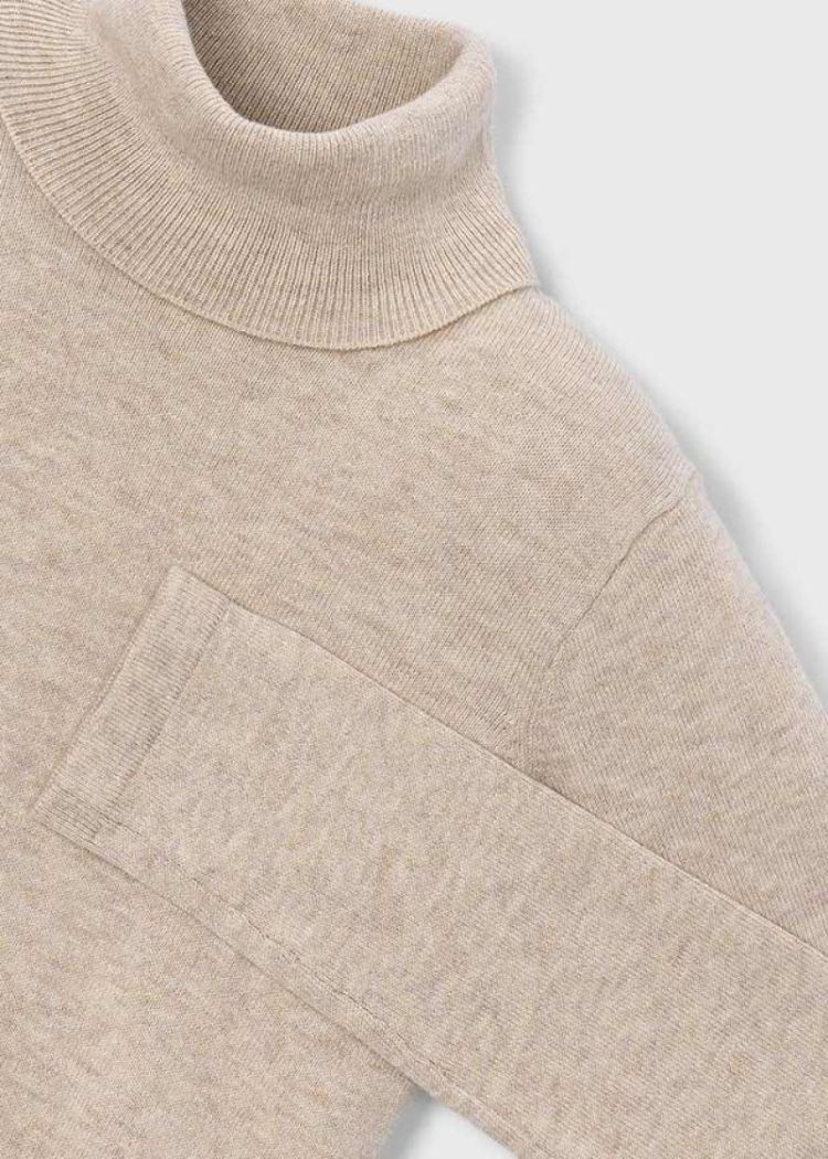 Knit turtleneck 48 quinoa vig