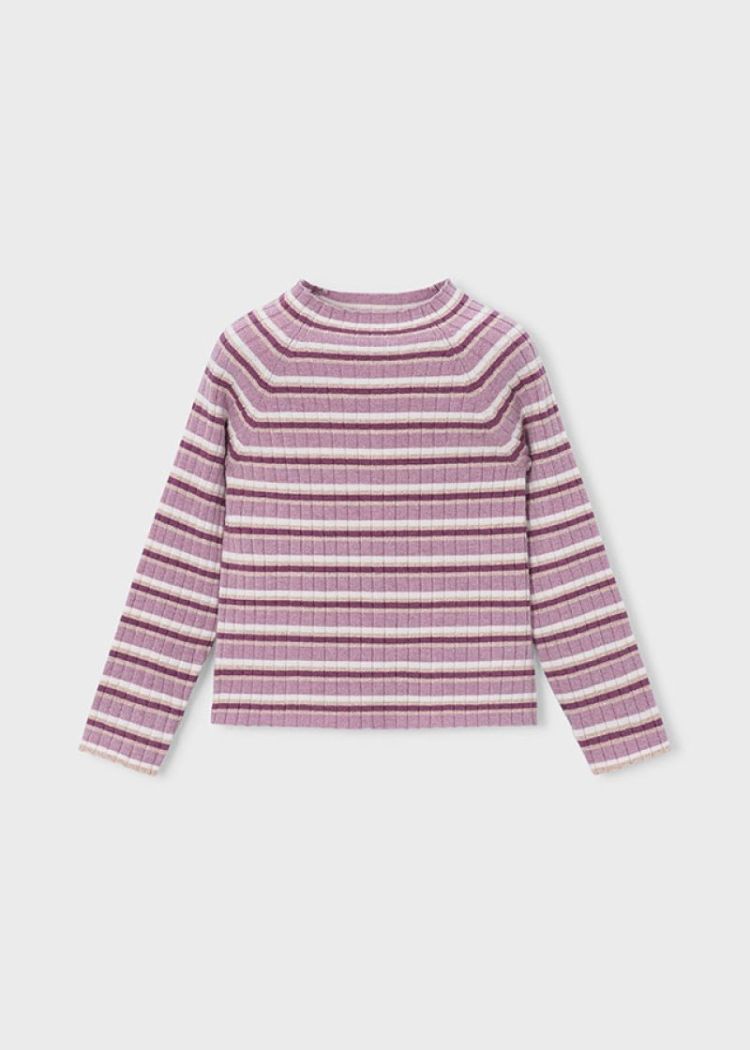 Mock neck sweater 69 violet mix