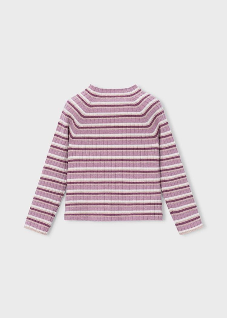 Mock neck sweater 69 violet mix
